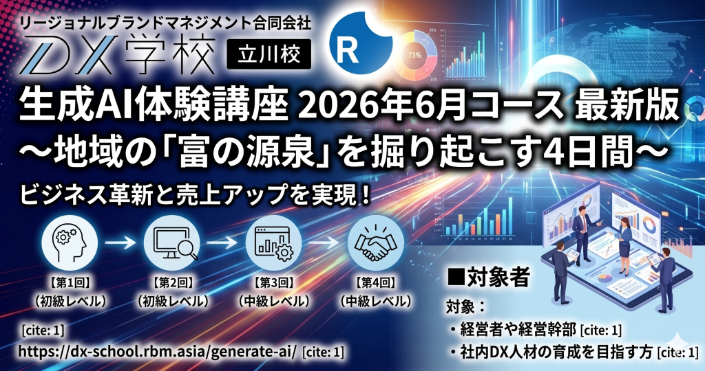 生成AI体験講座